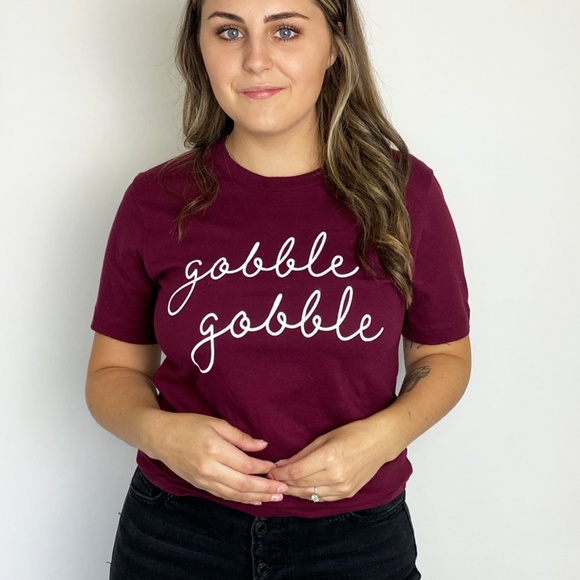 Gobble Gobble Thanksgiving T-Shirt - Picture 3 of 4